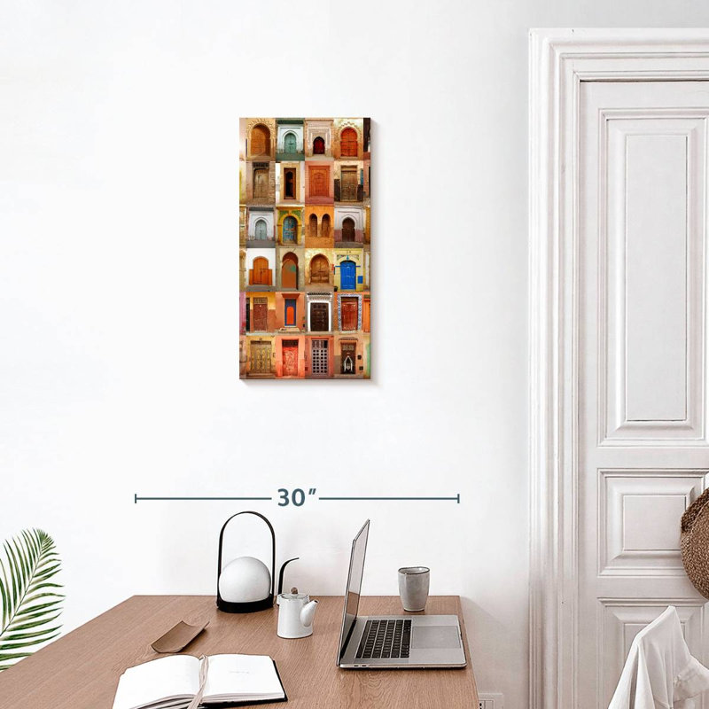 Portes marocaines, H 24 po x l 12 po