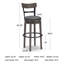 Tabouret de bar et de comptoir pivotant-1291063363-1339757737