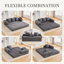 3 Seater Corduroy Sofa-717764784