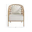 Chaise tonneau en polyester de 66 cm de large-106562714