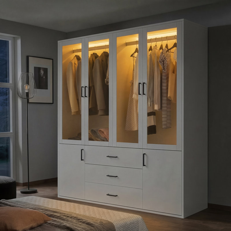 4 Door Wardrobe