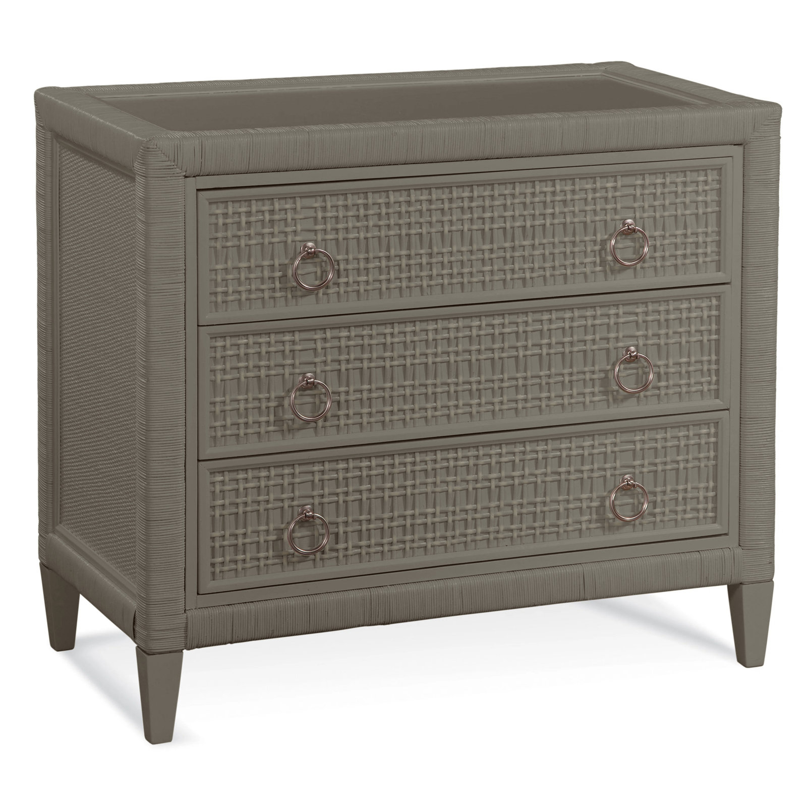 Monterey 36" Dresser, Stone Hearth, No, Satin Nickel