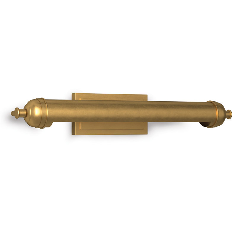Devon Picture Light Large, Natural Brass