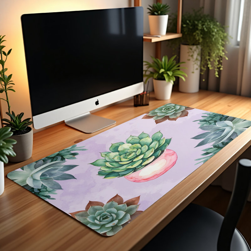 Polyester Desk Pad, 14.4x12.1