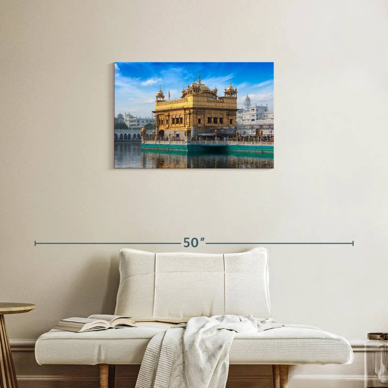 Lilie India's Golden Temple, H 20 po x l 30 po