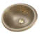 Nantucket Sinks Regatta 16'' Brown Fireclay Oval Bathroom Sink with Overflow