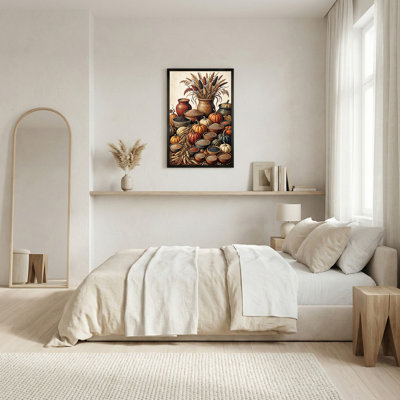 Art texturé sur toile citrouilles texturées