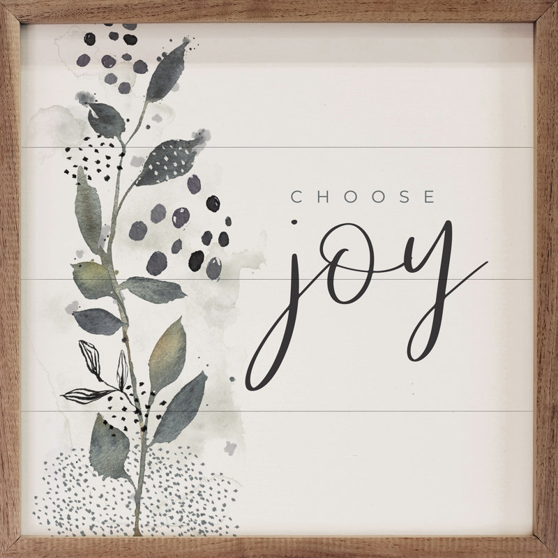 «Rooted Force Joy» par Amylee Week - impression d'un cadre photo sur bois, H 8 po x l 8 po