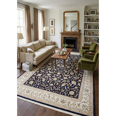 Performance Wool Floral Indoor Rug