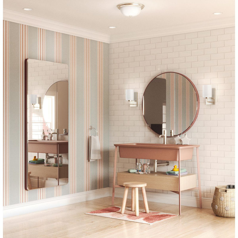 Armed Sconce, Brushed Nickel