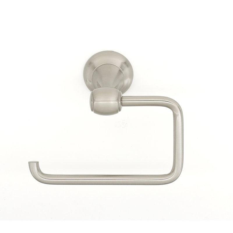 Porte-papier hygiénique mural simple A6666-PC, Nickel satiné