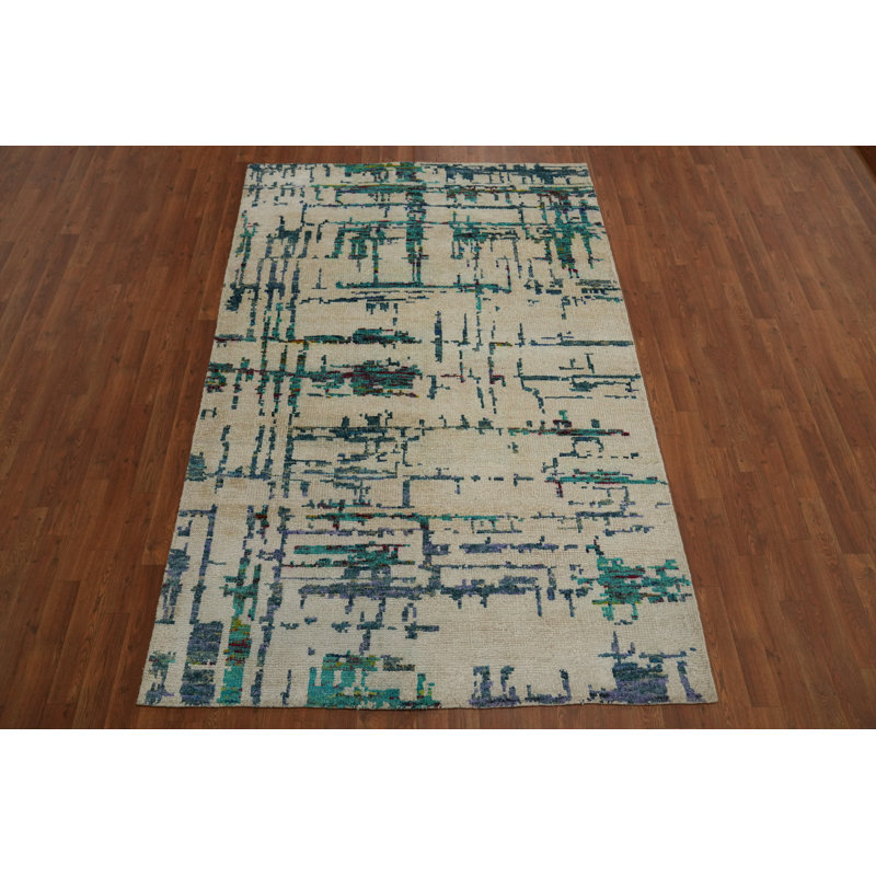 Tapis de salon moderne all-over 5 x 8