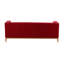 Buker Velvet Square Arms Sofa-372249302-382504802
