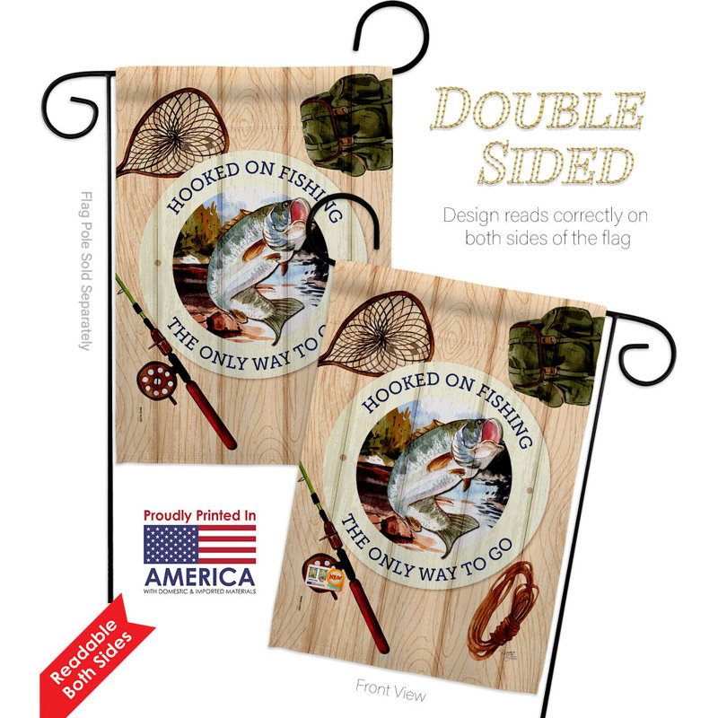 Double Sided Polyester Garden Flag, 18.5" H x 13" W
