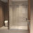 56-60" X 76" H Frameless Sliding  Shower Door, 5/16" (8Mm) Clear Tempered Glass, Stainless Steel Frame-125316920