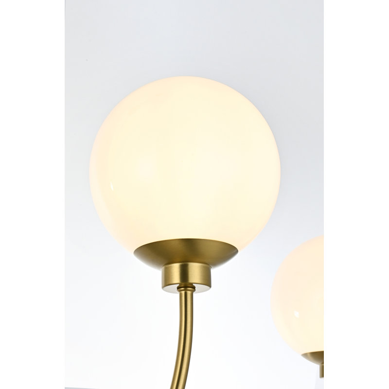 Kyle 4-Light Chandelier, H 29,5 po x l 42 po x P 42 po, Or satiné
