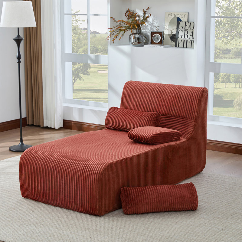 Canapé modulaire en velours côtelé ergonomique
