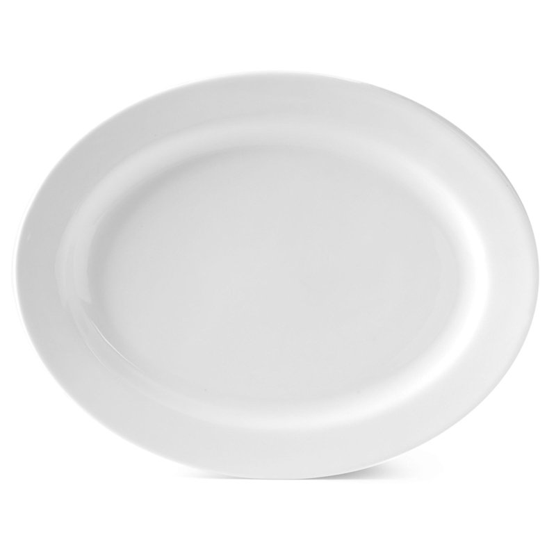 Fitz and Floyd Everyday White Oval Serving Platter
