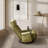 Lounge Chair With Adjustable Backrest And Headrest, 360° Rotatable With Mobile Phone Holder-23230871