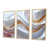 Toile naturelle avec cadre flottant