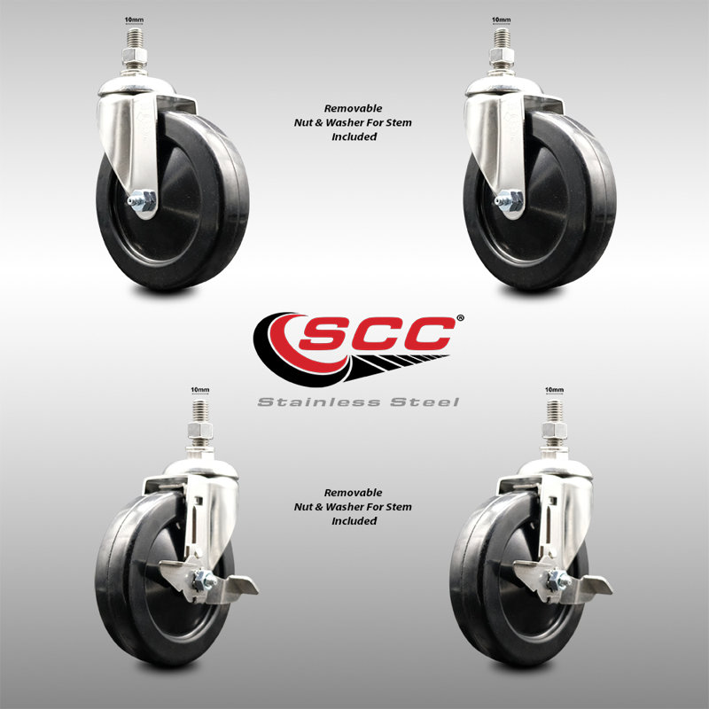 Soft Rubber Casters
