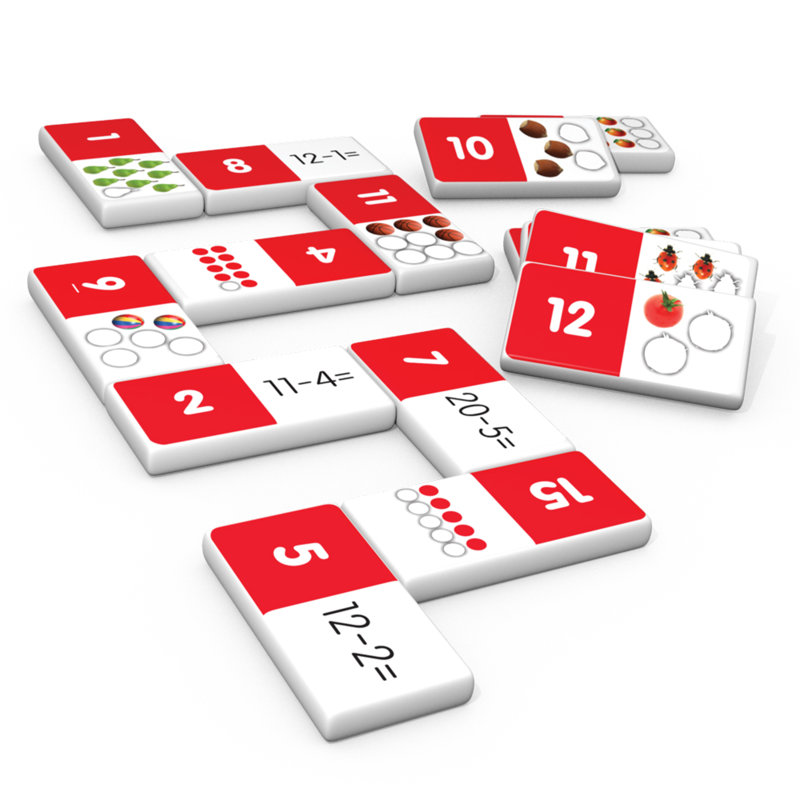 Junior Learning Subtraction Dominoes Match & Learn Educational Learning Game