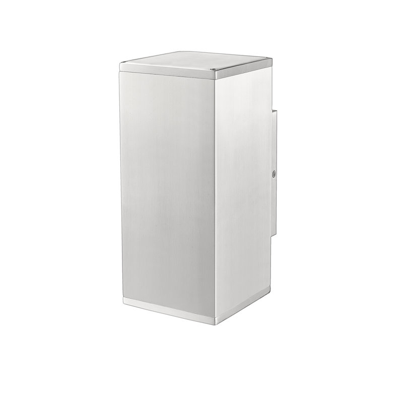 Jhai 1 Light Aluminum Outdoor Wall Light, White, 10.62" H x 4.75" W x 5.5" D