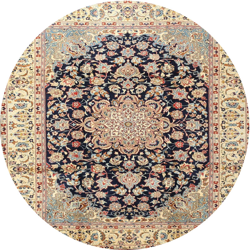 Oriental Indoor Rug, Round 4'