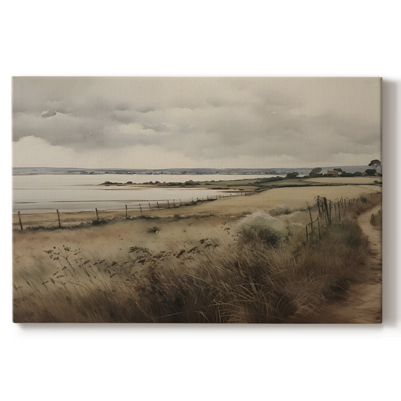 «Vintage Landscape», impression encadrée sur toile, H 33 po x l 49 po