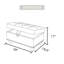 Faux Leather Ottoman
