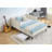 Upholstered Platform Bed Frame with Drawers-593500283-593500230
