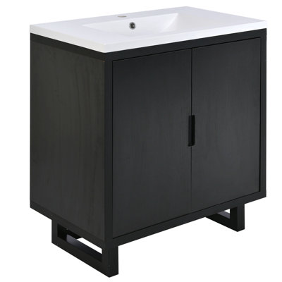 Ensemble de meuble-lavabo simple 18,21 po avec plateau en résine
