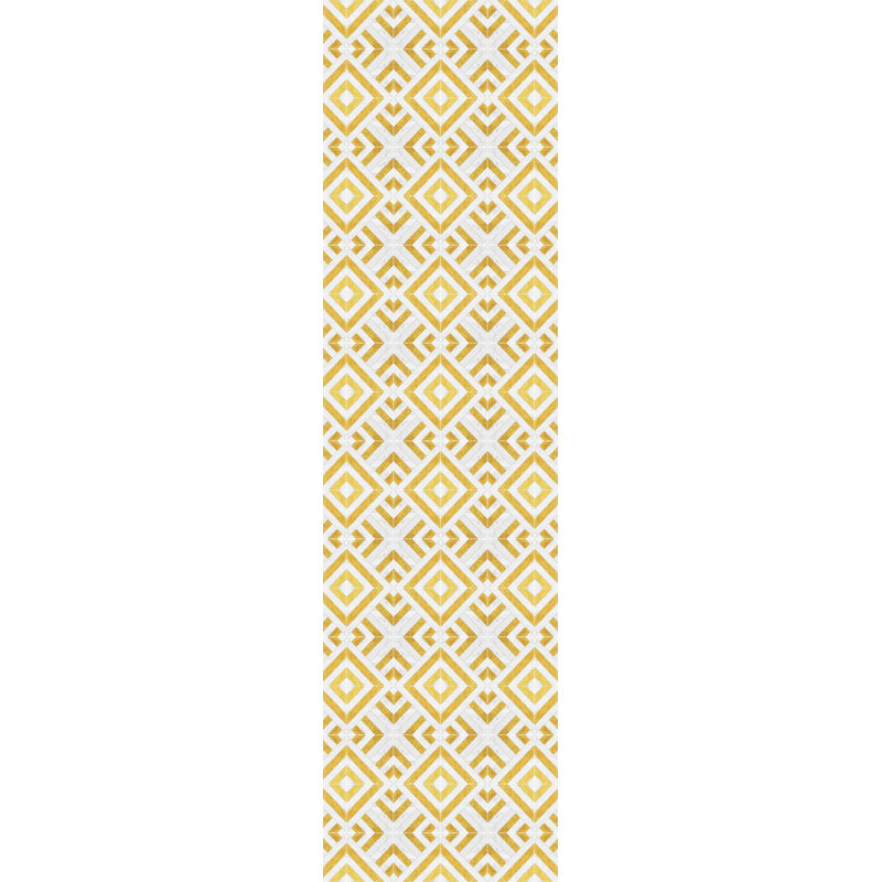 Caren Non-Slip Geometric Doormat, Runner 80 x 300cm