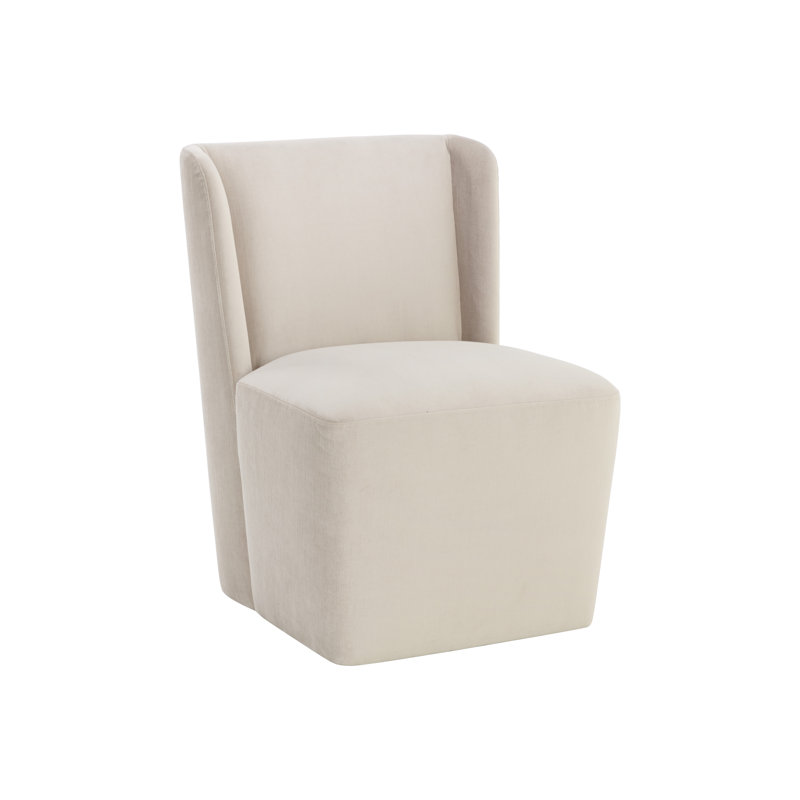 Amita Upholstered Dining Chair, Cream