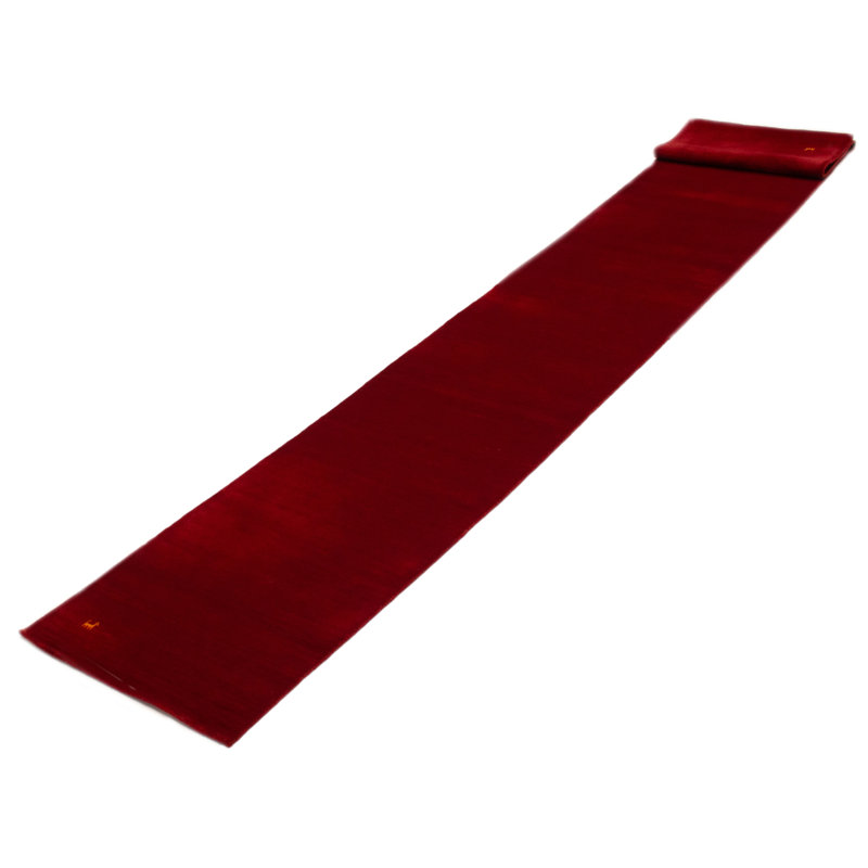 Kashkuli Gabbeh Red Rug 2'7" x 16'4"