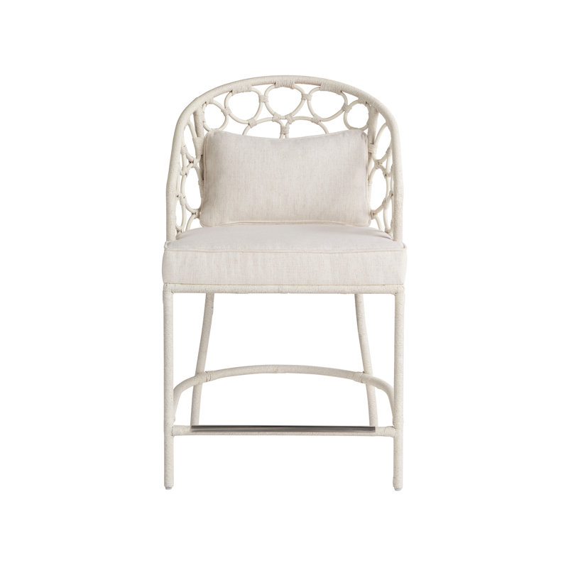 Tabouret de comptoir 24 po Rosalie, Blanc