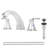 Widespread 2-handle Bathroom Faucet with Drain Assembly-101285581