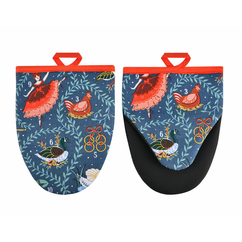 Ulster Weavers 12 Days Of Christmas 100% Cotton Oven Mitt