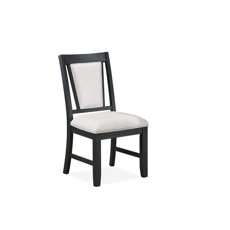 Chaise de salle à manger avec 2 coussins gris