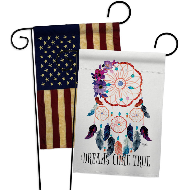 Double Sided 18.5'' H x 13'' W Polyester Garden Flag