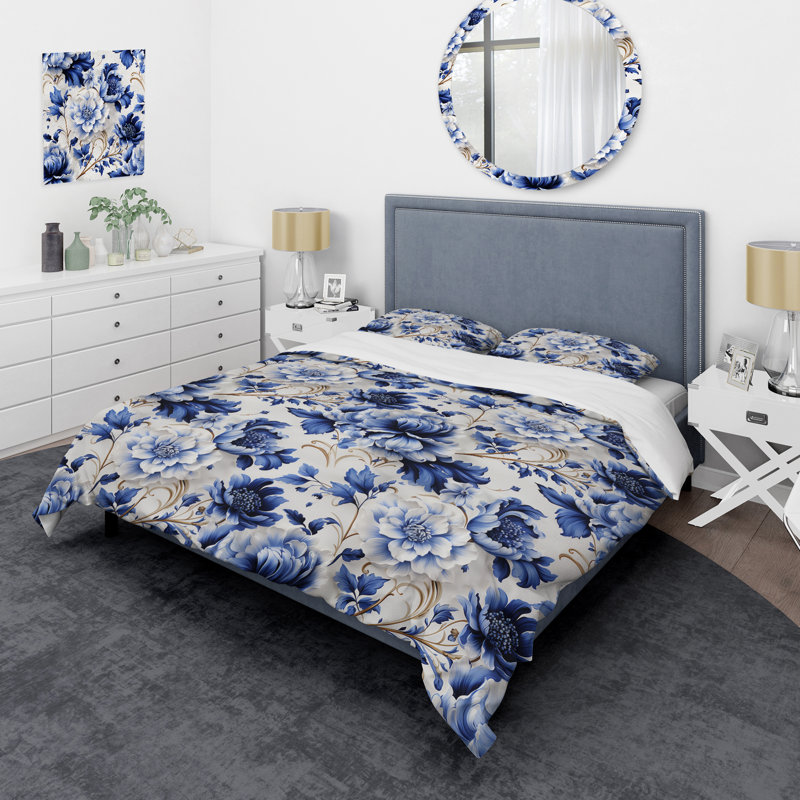 Ensemble de housse de couette Barriffe, Housse de couette pour très grand lit et 2 très