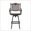 TABOURET DE BAR EN FONTE D'ALUMINUM