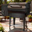 Kingchii 456 pieds carrés Barbecue en bois avec fumoir et barbecue à granules de bois avec contrôle automatique de la température, pieds pliants pour terrasse extérieure, bronze