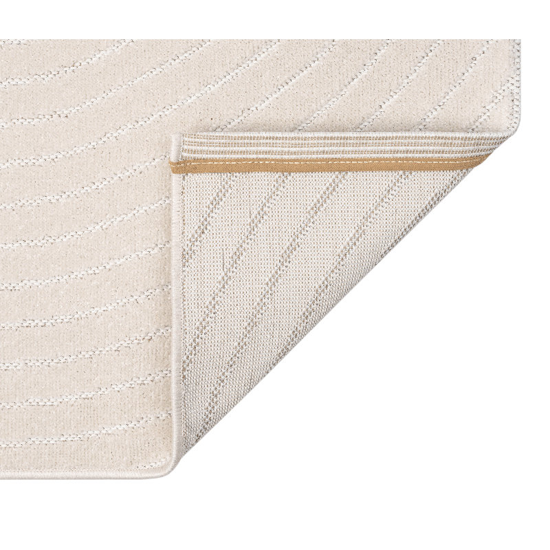 Carlose Geometric Print Area Rug, Cream, Rectangular 160 x 220cm