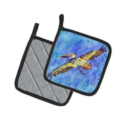 Caroline's Treasures Pelican Polyester Potholder