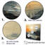 Modern Coastal Mystic Sunrise On Canvas Print-121789086-121789081
