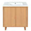 Ensemble de meuble-lavabo 30 po avec lavabo, armoire combinée, armoire de rangement pour salle de bain, structure en bois-1048544993