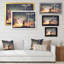 «Video Game Man Bicycle Land Full Lanterns», reproduction sur toile-73239286-73239285