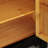 Hand-Painted Pine Cabinet with Two Drawers