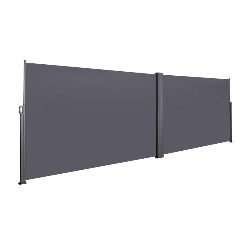 Pare-étincelles 27 po x 71 po pour balcon, imperméable, gris et auvent